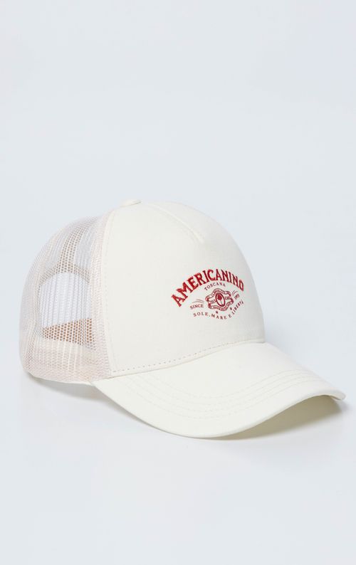 Gorra Trucker con bordado y estampado para hombre