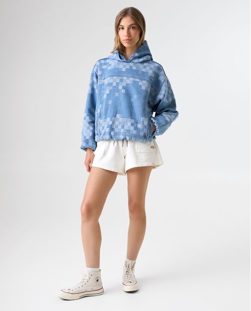 Chaqueta Bomber con capucha para mujer