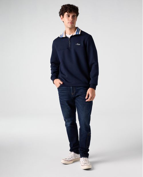 Jean Relaxed con rotos localizados para hombre