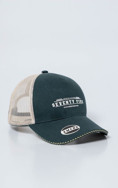 Gorra Trucker con estampado en teja para hombre