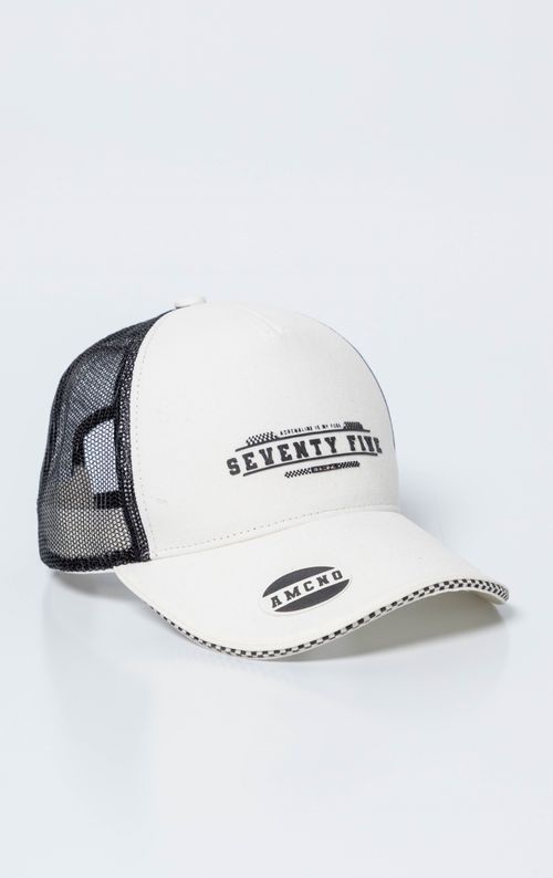 Gorra Trucker con estampado en teja para hombre