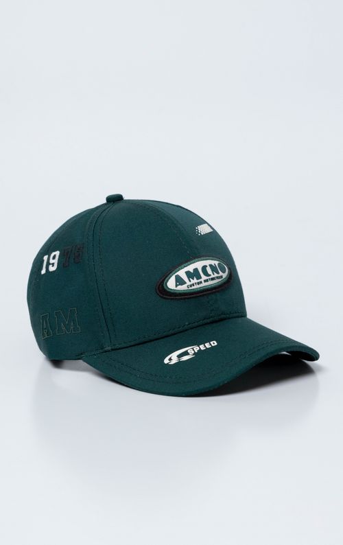 Gorra seis cascos con apliques decorativos para hombre