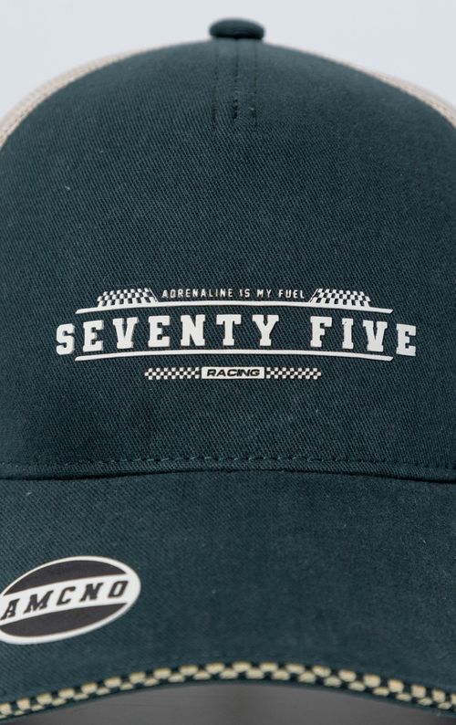 Gorra Trucker con estampado en teja para hombre