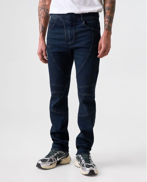 Jean Straight tono oscuro para hombre