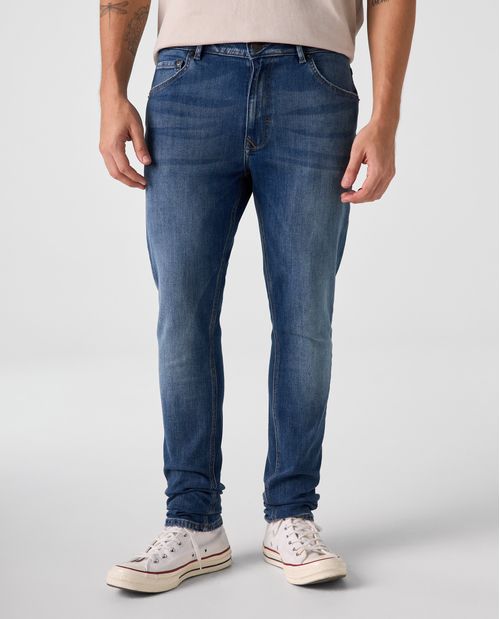 Jean Tapered cinco bolsillos para hombre