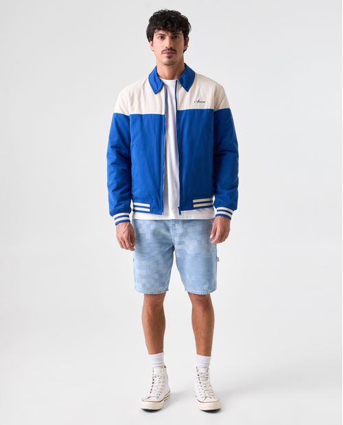 Chaqueta Bomber en bloques de color para hombre