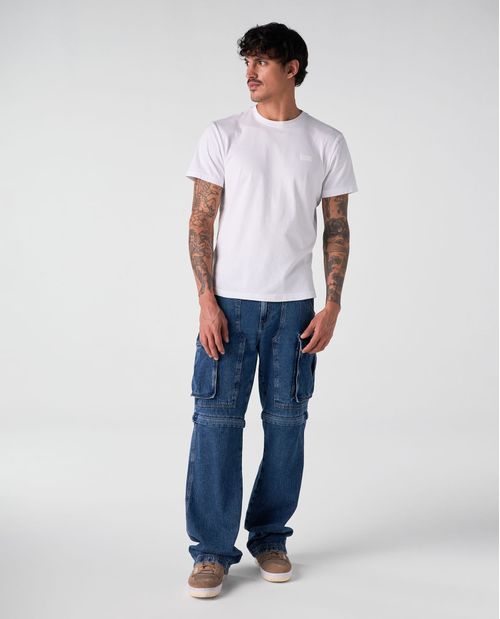 Camiseta Slim con estampado en punto corazón para hombre