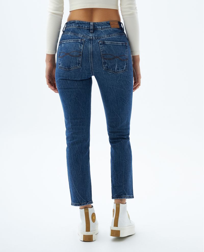 Jean Boyfriend con desgaste para mujer Compra Online