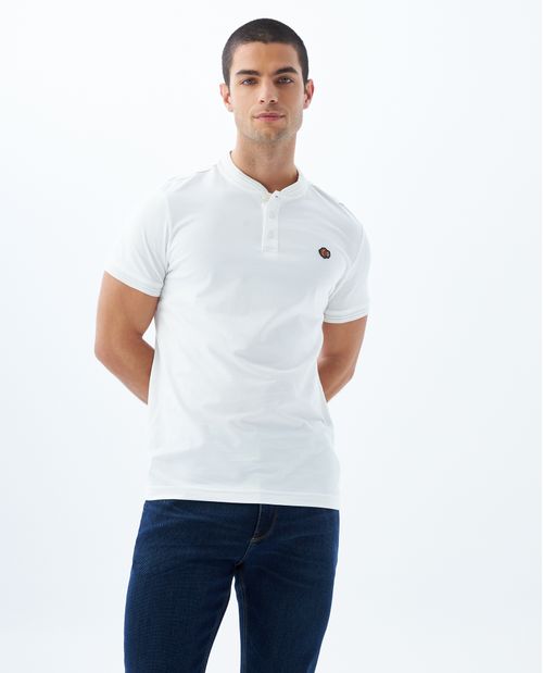 Polo cuello neru para hombre