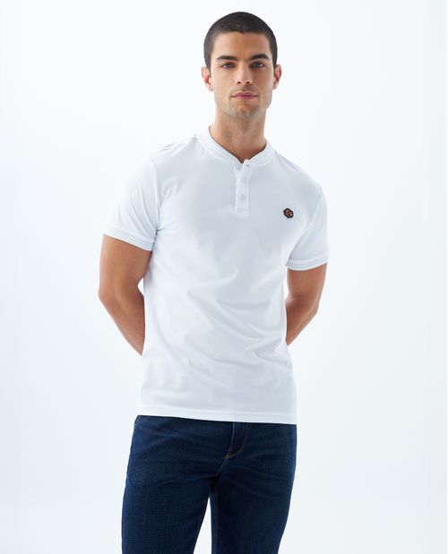 Polo cuello neru para hombre