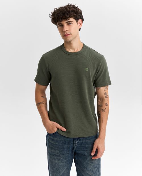 Camiseta de diseño con textura para hombre