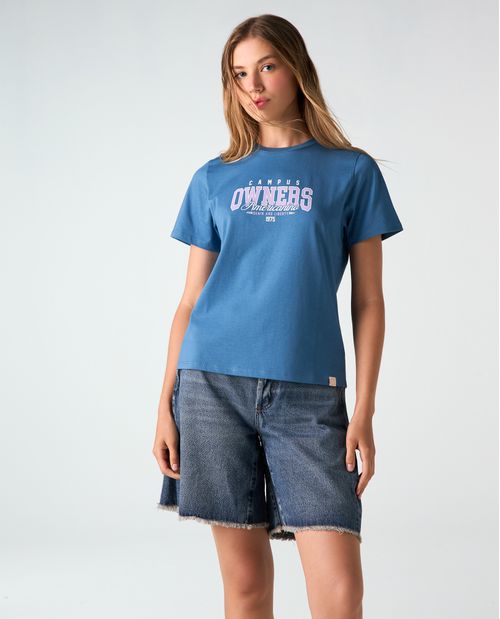 Camiseta Manga Corta Algodón Masculina