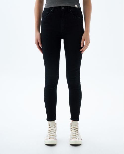 Jean Jegging en black denim para mujer