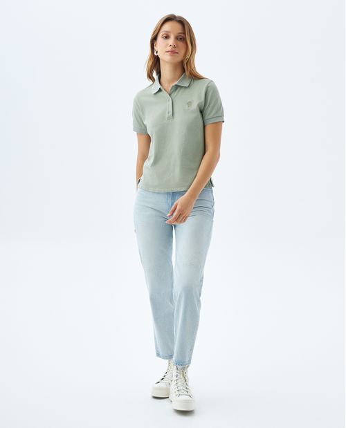 Polo Slim básica para mujer
