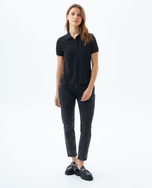 Polo Slim básica para mujer