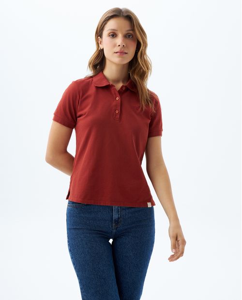 Polo Slim básica para mujer