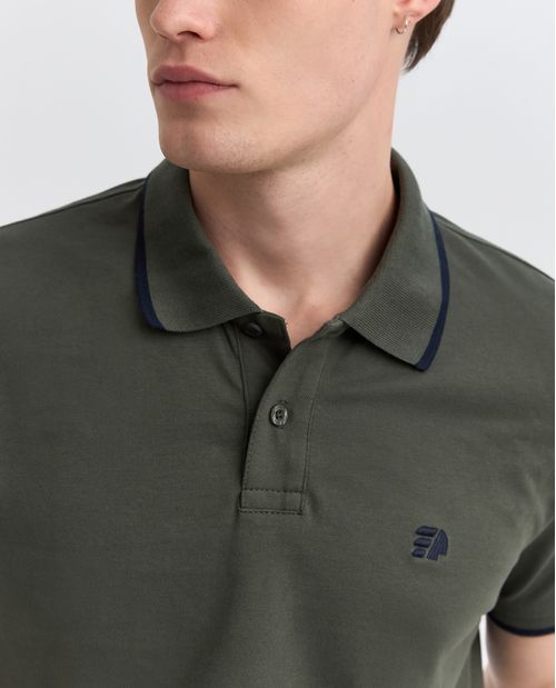 Polo Masculino de Manga Corta