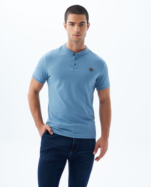 Polo Slim cuello neru para hombre