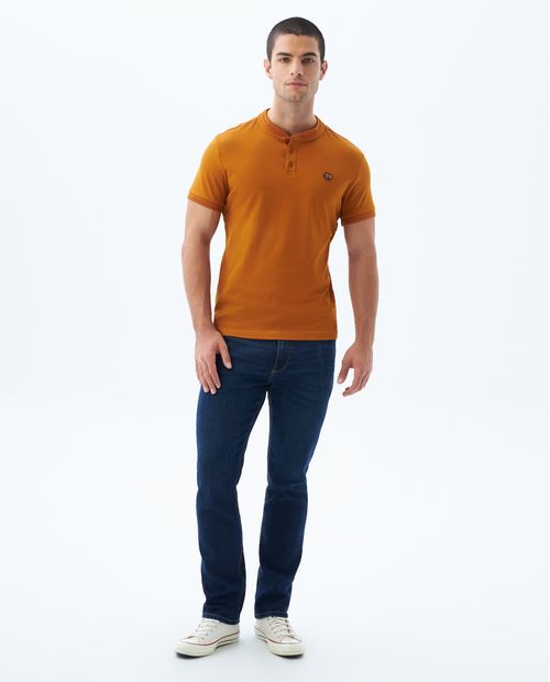 Polo Slim cuello neru para hombre