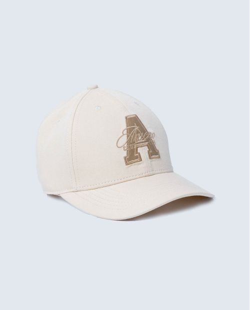 Gorra ajustable en algodón con hebilla metálica
