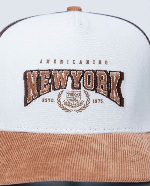 Gorra trucker en algodón bordados New York