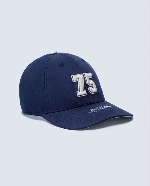 Gorra ajuste béisbol en algodón bordado frontal