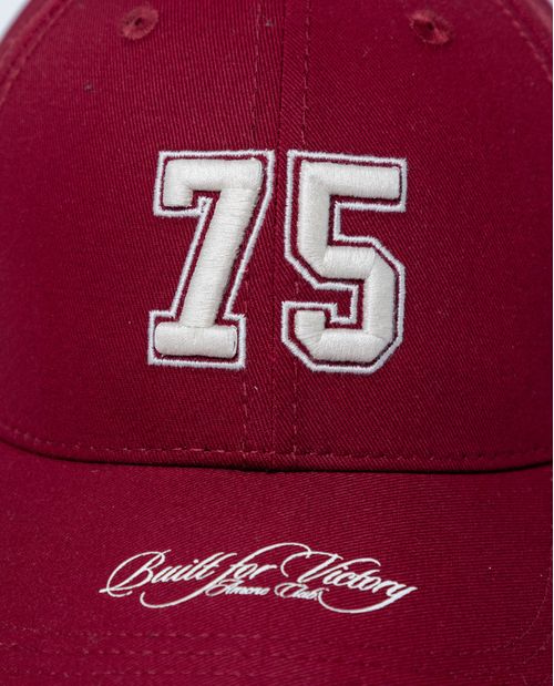 Gorra ajuste béisbol en algodón bordado frontal