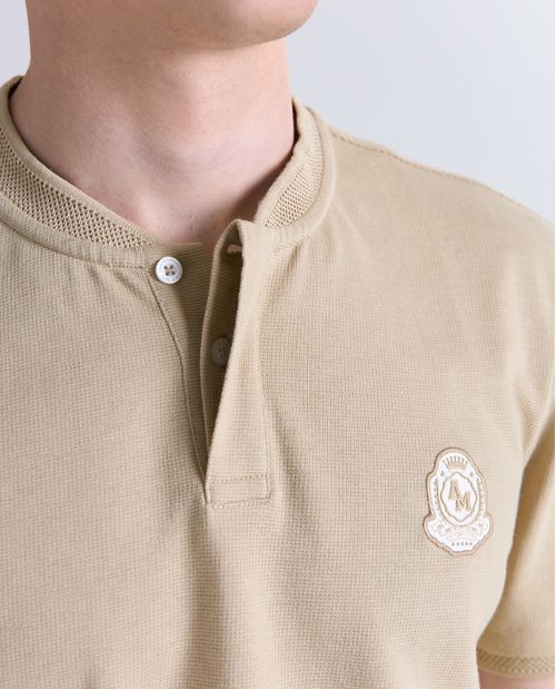 POLO MC SLIM FIT CUE NERU