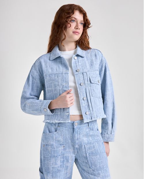 CHAQUETA TRUCKER CLARO