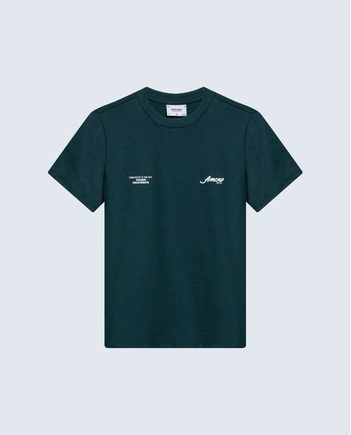 Camiseta regular algodón logo Amore