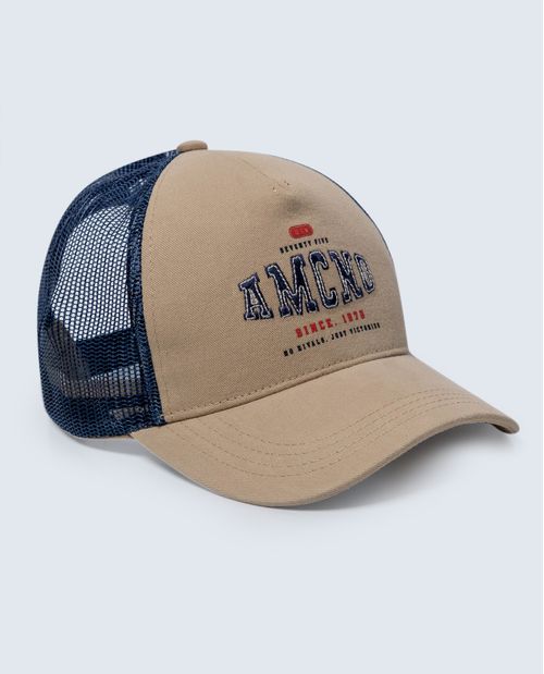 Gorra ajustable en algodón bordado frontal