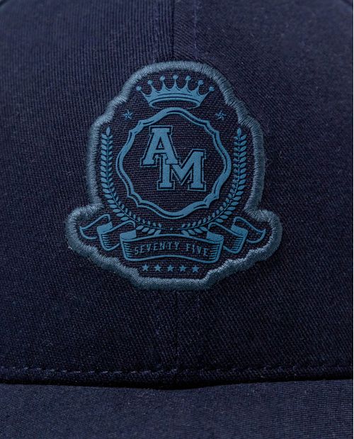 Gorra clásica en algodón con escudo bordado