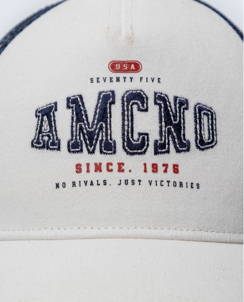 Gorra ajustable en algodón bordado frontal