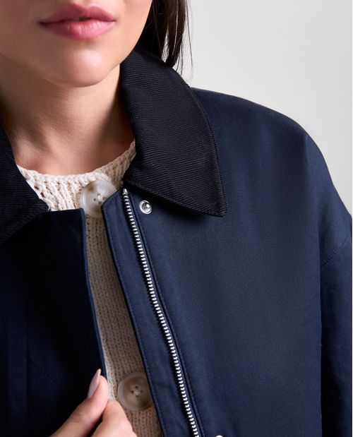 Chaqueta regular en algodón estilo urbano