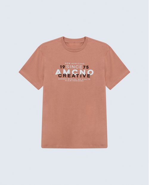 Camiseta slim algodón estilo deportivo AMCNO