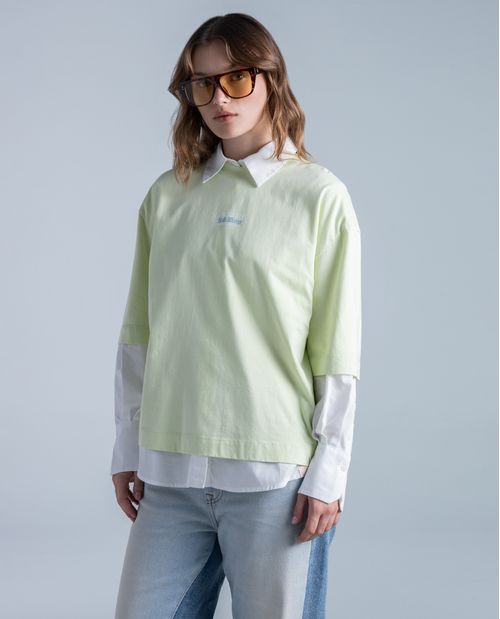 Camiseta regular algodón estampado gráfico