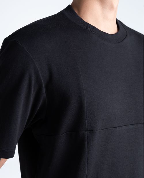 Camiseta regular en algodón corte recto