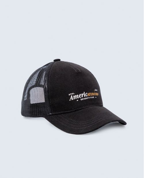 Gorra trucker algodón logo bordado