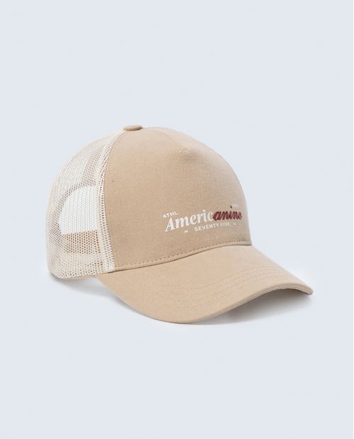 Gorra trucker algodón logo bordado