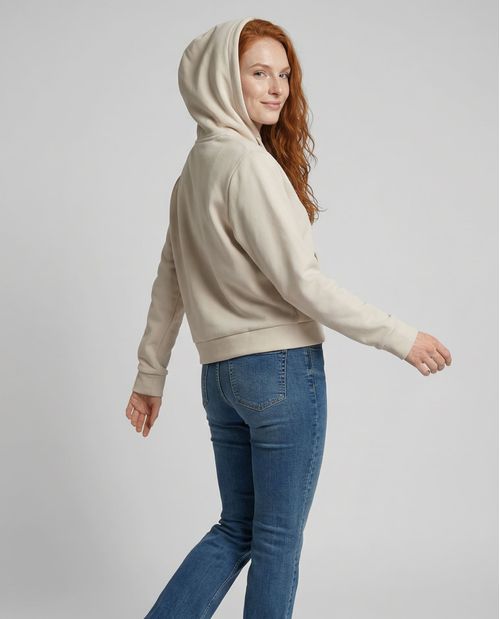 Hoodie Beige  Retro Vibe