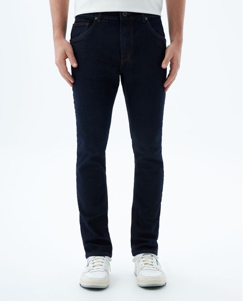 Jean Slim and Straight fit bota recta para hombre