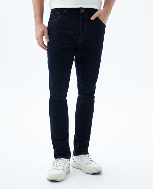 Jean Tapered fit cinco bolsillos para hombre