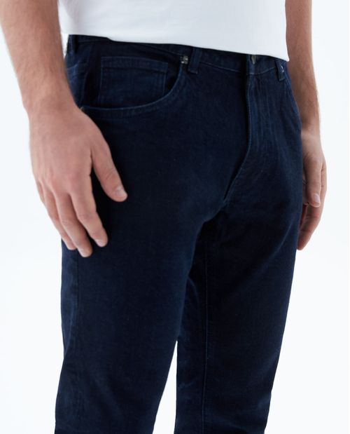 Jean Slim fit bota recta para hombre