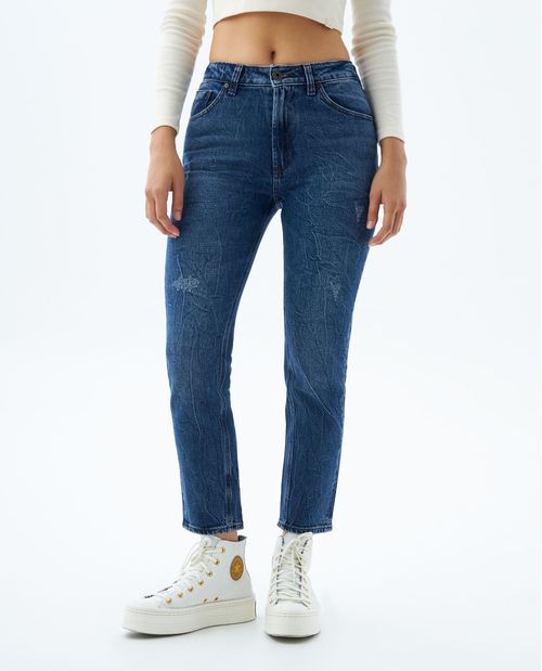 Jean Boyfriend con desgaste para mujer