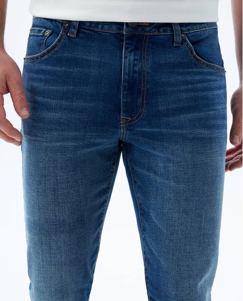 Jean Slim tono medio para hombre