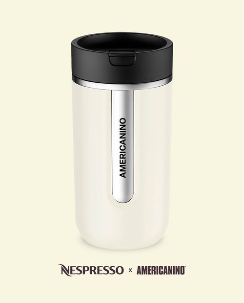 Vaso térmico acero logotipo grabado Nespresso x Americanino 400ml