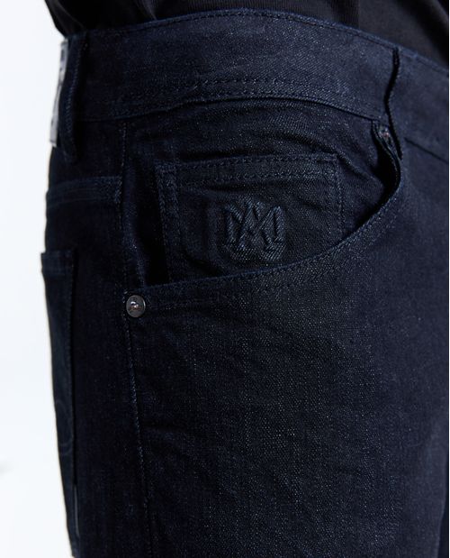 Jean Slim and Straight Tiro Medio para hombre