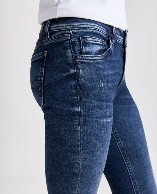 Jean Skinny Tiro Bajo para Mujer