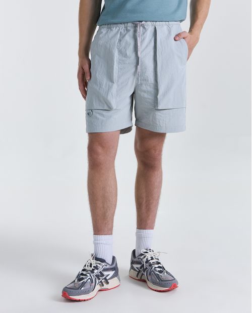 Bermuda Jogger Nylon Tiro Medio para Hombre