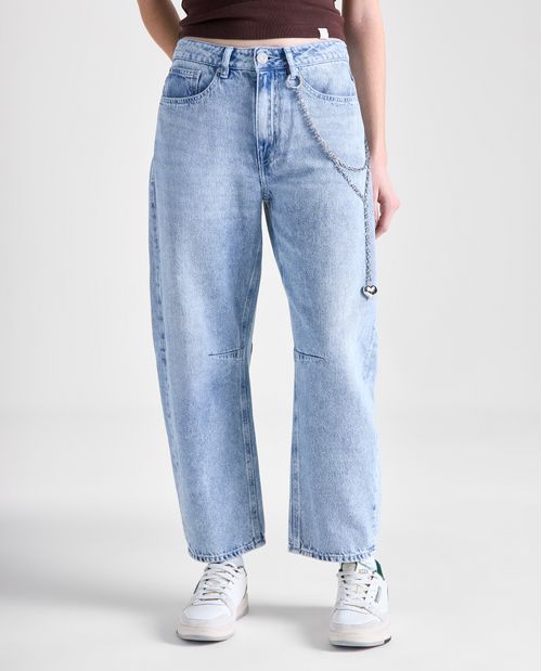 Jean Slouchy tiro estándar para mujer